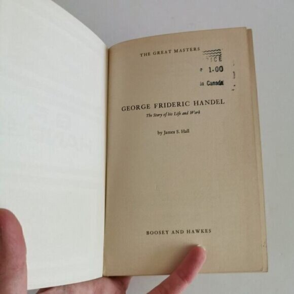 1963 Handel Biography, Boosey & Hawkes Classical Music Vintage Book - Picture 5 of 9